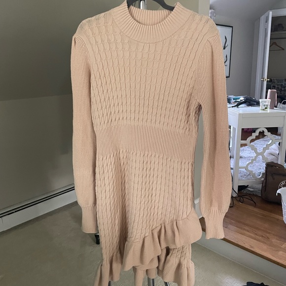 Anthropologie Flat White Dress - Picture 2 of 3